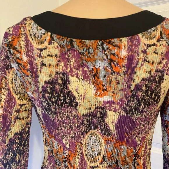 Y2K Blouse Top Bell Sleeves Stretch Romantic Fairycore Art To Wear Boho Lady M - Picture 10 of 11